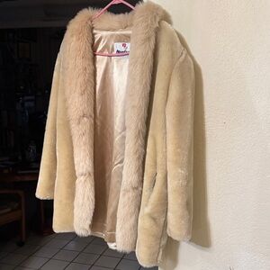 Monterey fashions Luxurious Cream fur Jacket